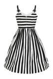 Juno Black & White Dress
